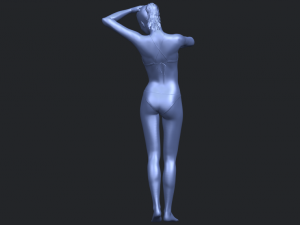 naked girl d03 3D-printmodel
