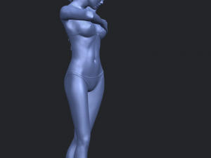 naked girl d03 3D-printmodel