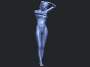 naked girl d03 3D-printmodel