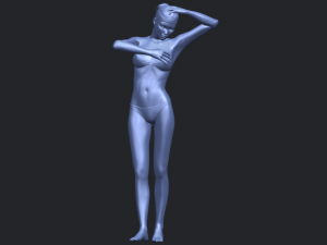 naked girl d03 3D-printmodel