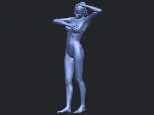 naked girl d03 3D-printmodel