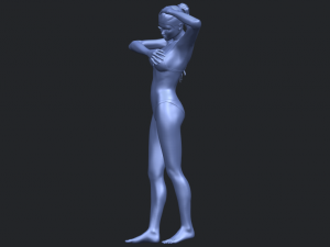 naked girl d03 3D-printmodel