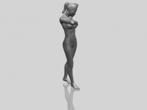 naked girl d03 3D-printmodel