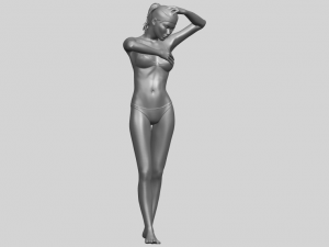 naked girl d03 3D-printmodel