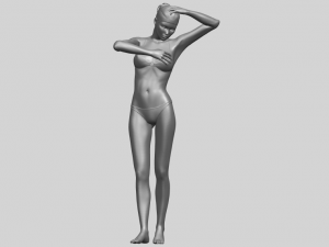naked girl d03 3D-printmodel