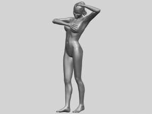 naked girl d03 3D-printmodel