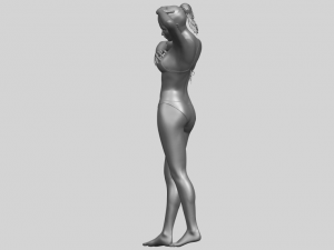 naked girl d03 3D-printmodel