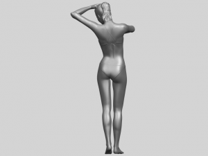 naked girl d03 3D-printmodel