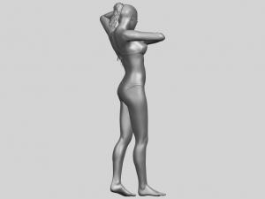 naked girl d03 3D-printmodel