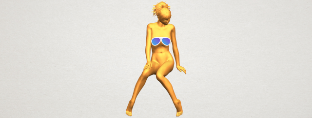 naked girl e01 Modelo de Impressão 3D .c4d .max .obj .3ds .fbx .stl .blend 