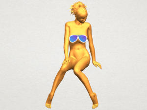 naked girl e01 3D Print Models