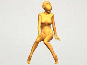 naked girl e01 Modelo de Impressão 3D