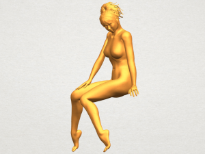 naked girl e01 Modelo de Impressão 3D