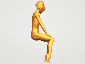 naked girl e01 Modelo de Impressão 3D