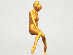 naked girl e01 Modelo de Impressão 3D