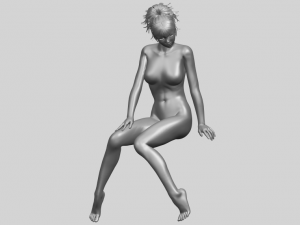 naked girl e01 Modelo de Impressão 3D