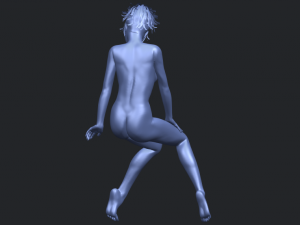 naked girl e01 Modelo de Impressão 3D