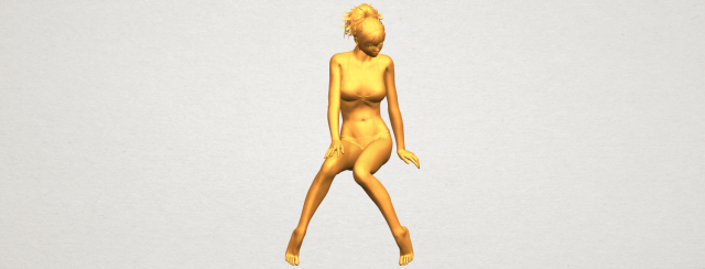 naked girl e02 Modèles 3D en vedette .c4d .max .obj .3ds .fbx .stl .blend 