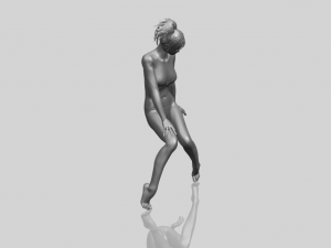 naked girl e02 Modèles 3D en vedette