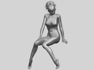 naked girl e02 3D Print Model
