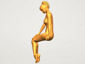 naked girl e03 3D-printmodel
