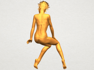 naked girl e03 3D-printmodel