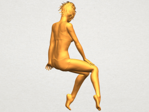 naked girl e03 3D-printmodel