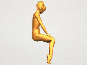 naked girl e03 3D-printmodel
