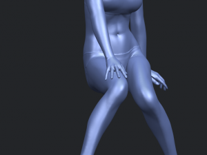 naked girl e03 3D-printmodel