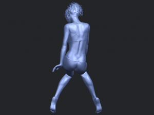 naked girl e03 3D-printmodel