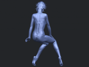 naked girl e03 3D-printmodel