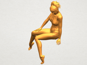 naked girl e04 Modèles 3D en vedette