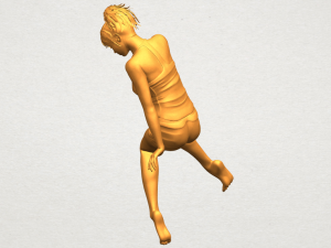 naked girl e04 Modèles 3D en vedette