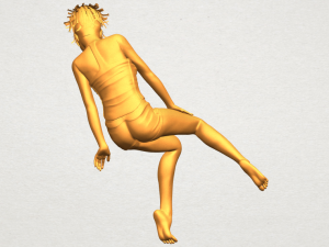 naked girl e04 Modèles 3D en vedette