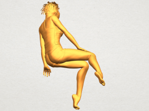 naked girl e04 Modèles 3D en vedette