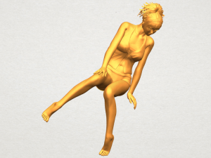 naked girl e04 Modèles 3D en vedette
