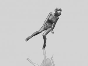 naked girl e04 Modèles 3D en vedette