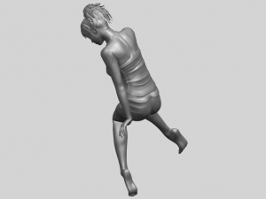 naked girl e04 Modèles 3D en vedette