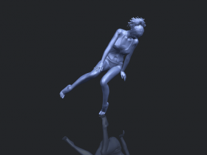 naked girl e04 Modèles 3D en vedette