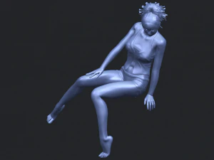 naked girl e04 3D Print Model
