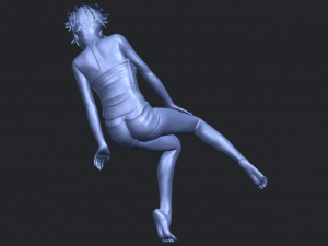 naked girl e04 Modèles 3D en vedette