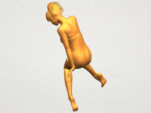 naked girl e07 3D-Druckmodell