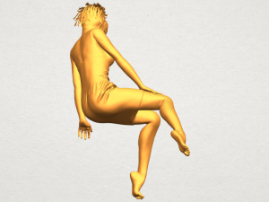 naked girl e07 3D-Druckmodell