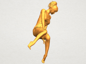 naked girl e07 3D-Druckmodell