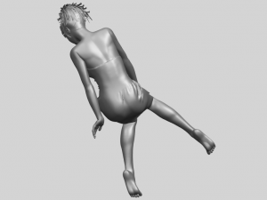 naked girl e07 3D-Druckmodell