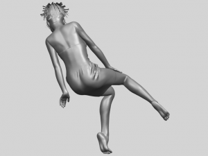 naked girl e07 3D-Druckmodell