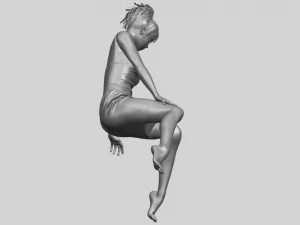 naked girl e07 3D Print Model