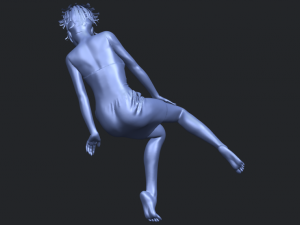 naked girl e07 3D-Druckmodell