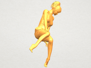 naked girl e05 Model Cetak 3D