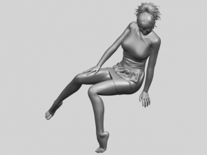 naked girl e05 Model Cetak 3D